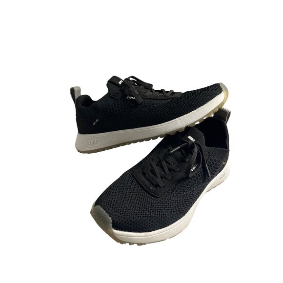 True Linkswear Trueknit 3 Golf Shoes Black/White Spikeless W-9.5, M-8 shoes - Picture 8 of 13